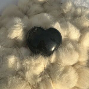 Polished Tourmaline Heart-Shaped Stone B